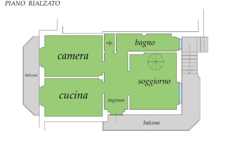 planimetria piano rialzato
